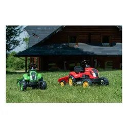 Falk Country Farmer Traktorek Na Pedały Z Przyczepką Zielony 2-5 Lat