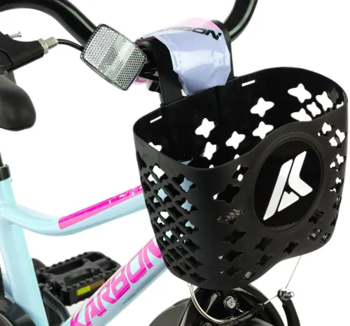 Rower dziecięcy KARBON Jazz 18 cali dla dziewczynki Miętowy