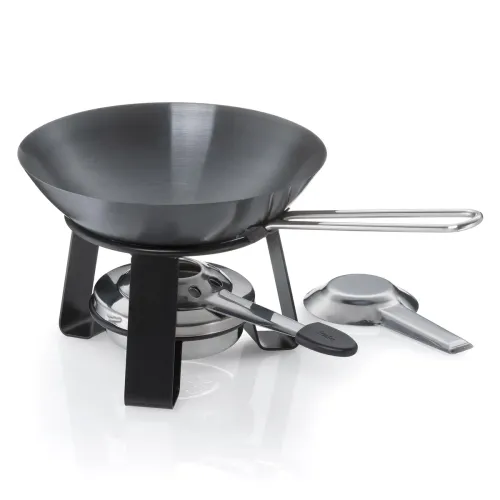 KELA Joy – mini-wok z podgrzewaczem stal śred. 18 cm
