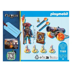 PLAYMOBIL 71189 PIRAT Z ARMATĄ