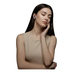 Słuchawki bezprzewodowe USAMS Echo E02 TWS ANC+ENC Dokanałowe Bluetooth 5.3 Czarny