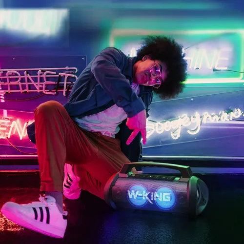 Głośnik mobilny W-KING D10 Czarny