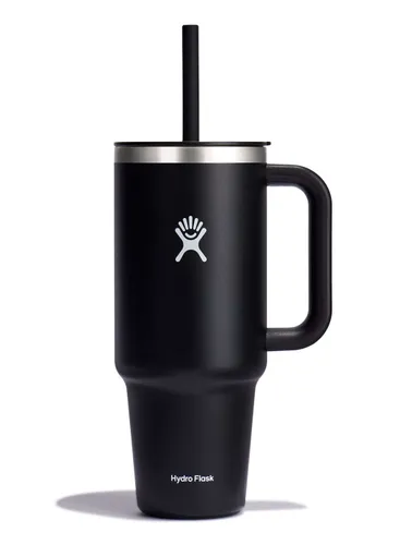 Kubek termiczny ze słomką Hydro Flask All Around Travel Tumbler 1182 ml - black