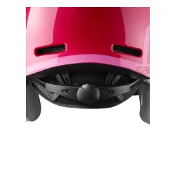 Kask narciarski dziecięcy SALOMON GROM VISOR pink z WBUDOWANA SZYBĄ - KAT. S2 - Rozmiar - M