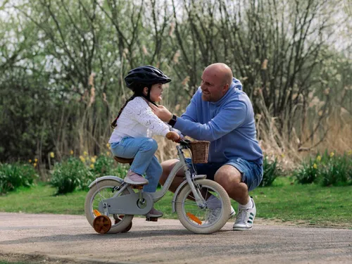 Rower dziecięcy HUFFY Retro Vintage 14 cali dla chłopca Szary mat