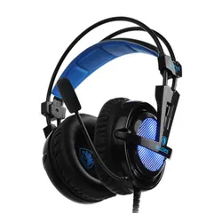 Sades Locust Plus 7.1 Surround czarno-niebieskie