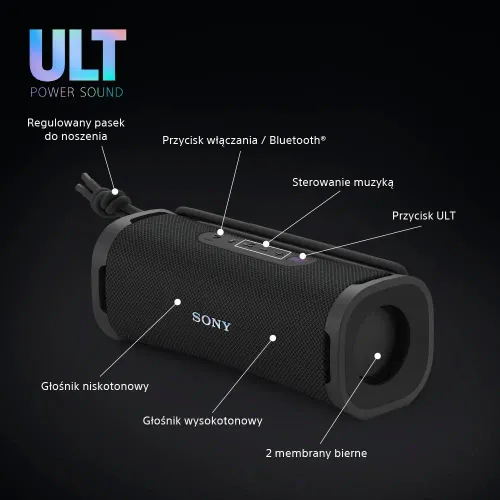 Głośnik Bluetooth Sony ULT Field 1 SRS-ULT10B Czarny