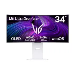 Monitor LG UltraGear 34GX90SA-W 34" UWQHD OLED 240Hz 0,03ms Zakrzywiony Gamingowy