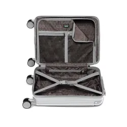 Walizka kabinowa Puccini Dallas - srebrny