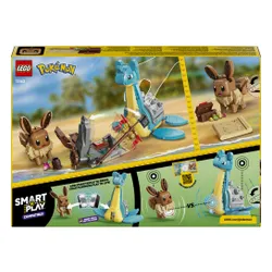 LEGO 72162 Pokémon SMART Play Eevee i Lapras — poszukiwanie skarbów