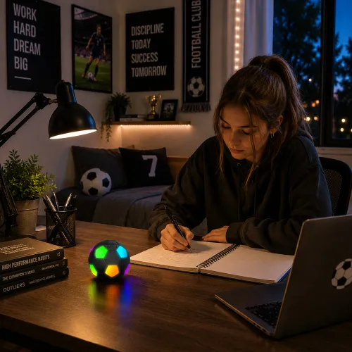 Głośnik Bluetooth Musicmate MM-SB40-B FootballWave LED 5W Czarny
