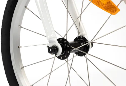 Rower dziecięcy KARBON Superlight Automatic 18 cali dla dziewczynki Różowy