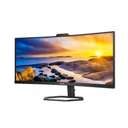 Monitor Philips 34E1C5600HE/00 z kamerą internetową Windows Hello 34" UWQHD VA 100Hz 4ms Zakrzywiony