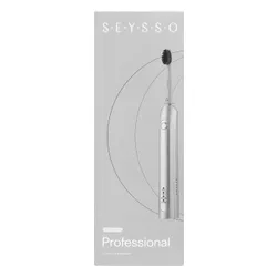 Szczoteczka soniczna SEYSSO Carbon Professional Silver