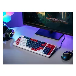 Klawiatura gamingowa A4Tech Bloody S98 Sports BLMS Red Plus przewodowa mechaniczna podświetlana wielokolorowa