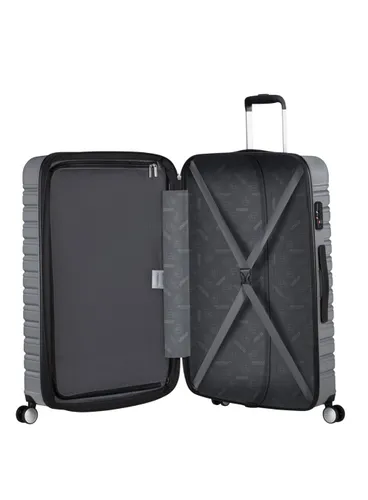 Большой чемодан American Tourister Flashline-sky silver