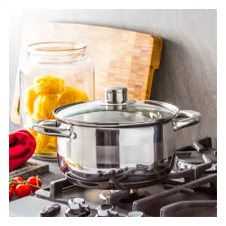 Garnek ze stali nierdzewnej z pokrywką TADAR LUZON 3 l