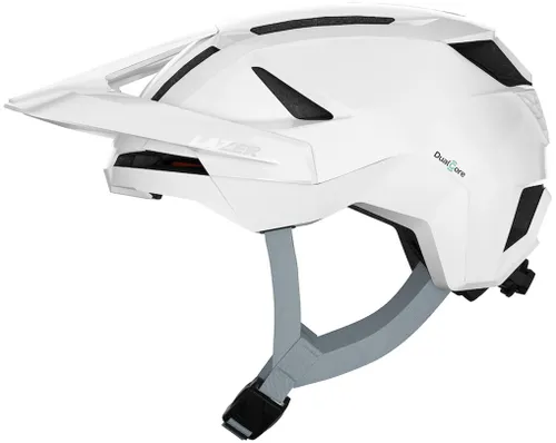 Kask rowerowy LAZER Impala KinetiCore Biały MTB z możliwością zamontowania lampki (rozmiar S)