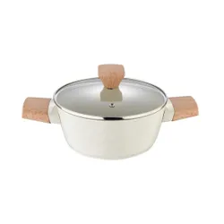 Garnek Marmurkowy 20Cm Z Pokrywą Bergner Bg-34745 Naturally