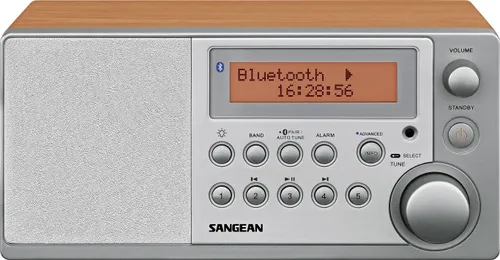 Радиоприемник SANGEAN GENUINE 310 DDR - 31BT FM-радио DAB + Bluetooth орех