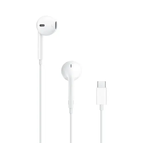 Apple EarPods z wtyczką USB-C Douszne Mikrofon Biały