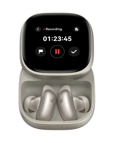 Słuchawki bezprzewodowe Soundcore Liberty 5 Pro Max ANC Dyktafon AI, Thus AI Bluetooth 6.1 Tytanowy