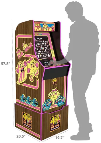 Konsola ARCADE1UP Ms. Pac-Man 40th Anniversary