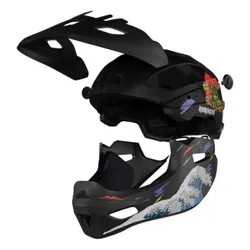 Kask KAMIKAZE Ronin Czarny Full Face (rozmiar S)