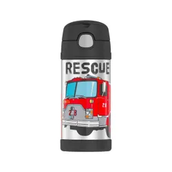 FUNtainer termos dziecięcy ze słomką 355 ml Thermos - firetruck