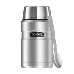 Termos na jedzenie z łyżką Thermos 0,7 l Stainless King - matte stainless steel