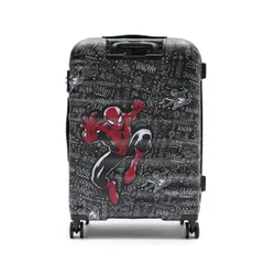 Маленький жесткий чемодан American Tourister Wavebreaker Disney 85671-A086-1cnu Spiderman Sketch