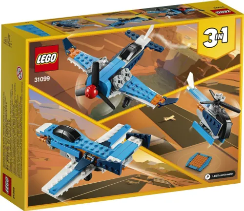 LEGO Creator 3w1 Samolot śmigłowy 31099