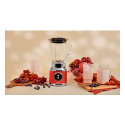 Blender kielichowy CECOTEC RetroTwist Czerwony