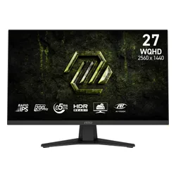Monitor MSI MAG 274QF E20 27" 2560x1440px IPS 200Hz 0.5 ms [GTG]