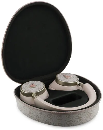 Słuchawki nauszne GUESS 4G Triangle Logo Bluetooth ENC Różowy