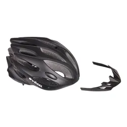 Kask rowerowy VÖGEL VKA-944 Czarny MTB z lampką (rozmiar M)