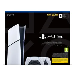 Konsola SONY PlayStation 5 Digital Slim + Kontroler SONY DualSense Biały