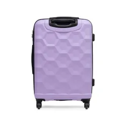 Средний жесткий чемодан Lasocki WAL-M-02PURPLE-ABS-04 фиолетовый