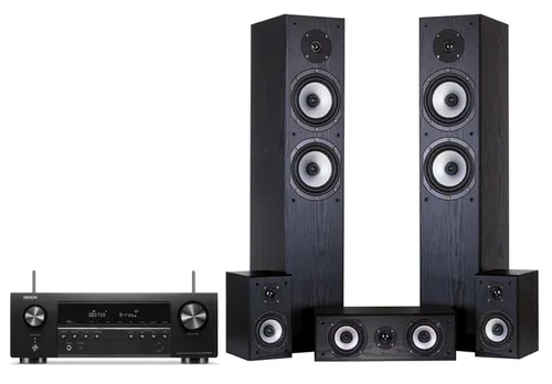 Denon AVR-S660H, Wilson Cinematic 5.0 Cinema Package Black