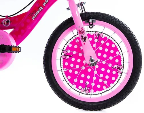 Rower dziecięcy HUFFY Disney Myszka Minnie 16 cali dla dziewczynki Różowy