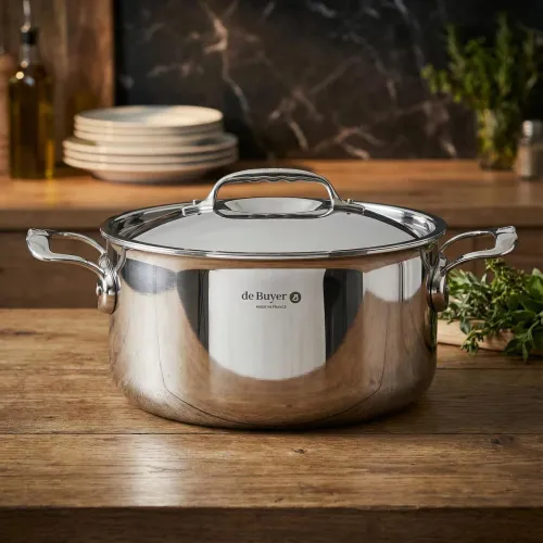DE BUYER Affinity 3,4 l - garnek ze stali nierdzewnej z pokrywką