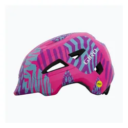 Kask rowerowy dziecięcy Giro Scamp II Jr matte pink animal