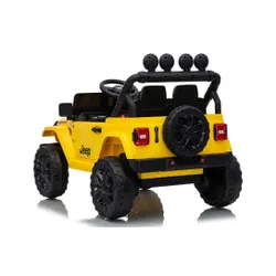 Auto Na Akumulator Jeep Rubicon 2X200W 24V Eva Skóra LED Pilot Radio MP3