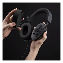 Słuchawki przewodowe z mikrofonem Nacon RIG R5 Pro HS Black Nauszne Czarny
