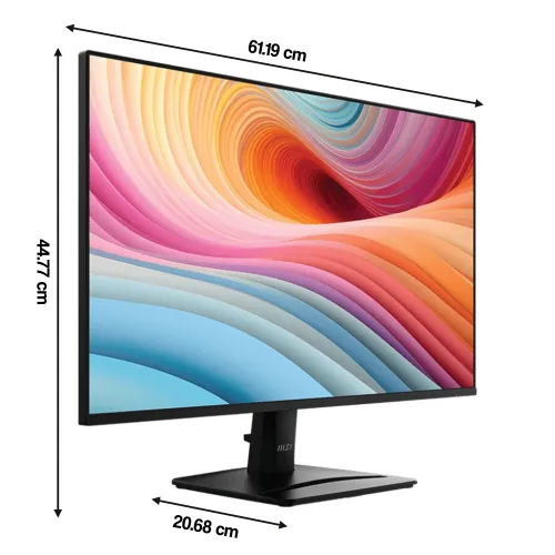 Monitor MSI Pro MP275 E2 27" 1920x1080px IPS 120Hz 1 ms [MPRT]