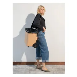 Wózek torba na zakupy Reisenthel Carrycruiser - raffia black