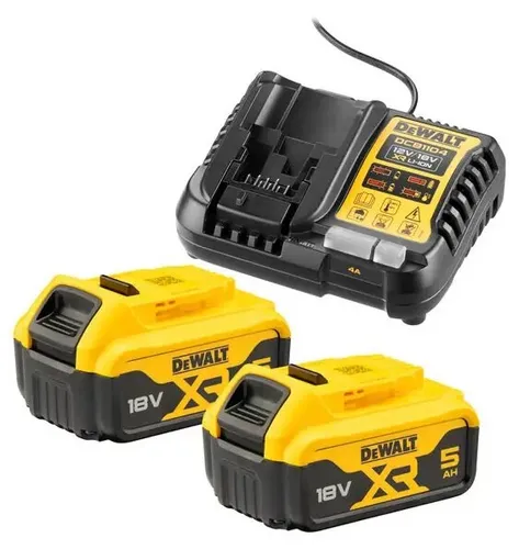 Akumulator DEWALT DCB1104P2 18V 5Ah + Ładowarka