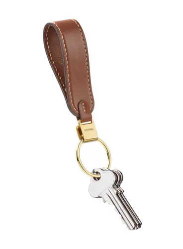 Skórzany organizer na klucze Orbitkey Loop Keychain - caramel