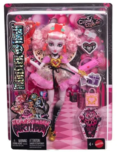 Lalka MONSTER HIGH Scary Sweet Birthday Cupid Asteria JBG77