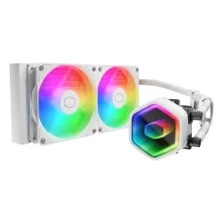 Chłodzenie Cooler Master MasterLiquid 240 Core II ARGB Biały